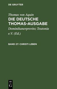 Produktbild: Christi Leben