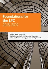 Produktbild: Firth, C: Foundations for the LPC 2018-2019