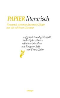 Produktbild: Papier literarisch