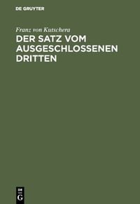 Produktbild: Der Satz vom ausgeschlossenen Dritten