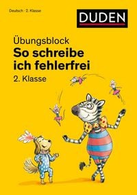Produktbild: So schreibe ich fehlerfrei - &Uuml;bungsblock 2. Klasse