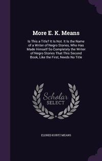 Produktbild: More E. K. Means