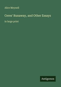 Produktbild: Ceres' Runaway, and Other Essays