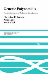 Produktbild: Jensen, C: Generic Polynomials
