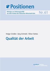 Produktbild: Qualit&auml;t der Arbeit