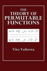 Produktbild: The Theory of Permutable Functions