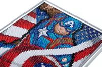 Crystal Art Captain America Card Diamond Painting Kit