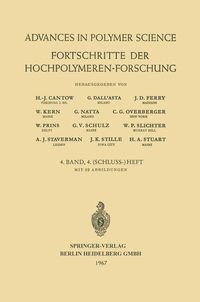 Produktbild: Fortschritte der Hochpolymeren Forschung