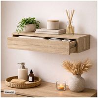 Produktbild: HTI-Living Wandregal mit Schublade 60 cm Sonoma Wandregal mit Schublade 60 cm Sonoma