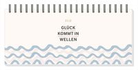 Bild vom Artikel Premium-Wochenplaner 2022 "Glück kommt in Wellen" vom Autor Grafik Werkstatt das Original