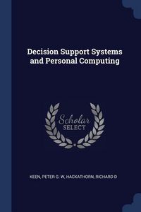 Produktbild: Decision Support Systems and Personal Computing