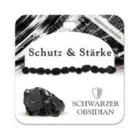 Produktbild: Schwarzer Obsidian Nugget Armband