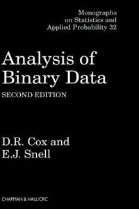 Produktbild: Cox, D: Analysis of Binary Data