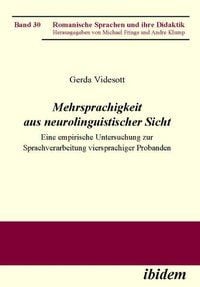 Produktbild: Mehrsprachigkeit aus neurolinguistischer Sicht