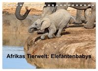 Produktbild: Afrikas Tierwelt: Elefantenbabys (Tischkalender 2027 DIN A5 quer), CALVENDO Monatskalender