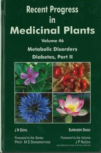 Produktbild: Recent Progress In Medicinal Plants (Metabolic Disorders Diabetes, Part-II)