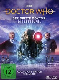 Produktbild: Doctor Who: Der Dritte Doktor - Die Seeteufel - Mediabook Edition (DVD & Blu-ray Combo) LTD.