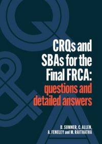 Produktbild: CRQs and SBAs for the Final FRCA