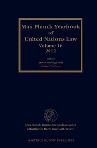 Produktbild: Max Planck Yearbook of United Nations Law, Volume 16