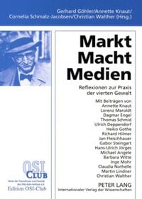 Produktbild: Markt &ndash; Macht &ndash; Medien