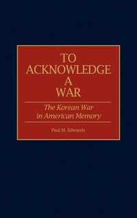 Produktbild: To Acknowledge a War