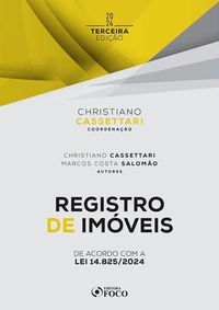 Produktbild: Registro de Im&oacute;veis - 3&ordf; Ed - 2024