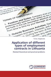 Produktbild: Application of different types of employment contracts in Lithuania