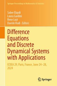 Produktbild: Difference Equations and Discrete Dynamical Systems with Applications