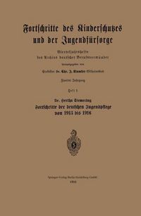 Produktbild: Fortschritte des Kinderschutzes und der Jugendf&uuml;rsorge