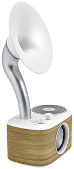 Produktbild: Sangean WR-45 White Tischradio UKW AUX, Bluetooth® wiederaufladbar Weiß