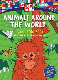 Produktbild: Flag It! Animals Around the World Colouring Book
