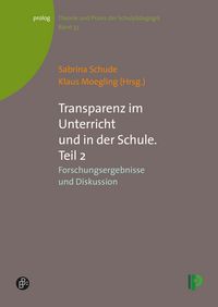 Produktbild: Transparenz im Unterricht und in der Schule. Teil 2
