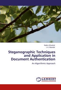 Produktbild: Steganographic Techniques and Application in Document Authentication