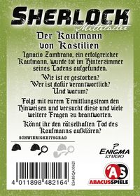 ABACUSSPIELE - Sherlock Mittelalter - Der Kaufmann von Kastilien