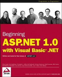 Produktbild: Beginning ASP.NET 1.0 with Visual Basic.NET