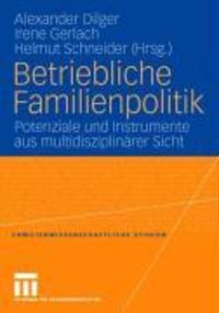 Produktbild: Betriebliche Familienpolitik
