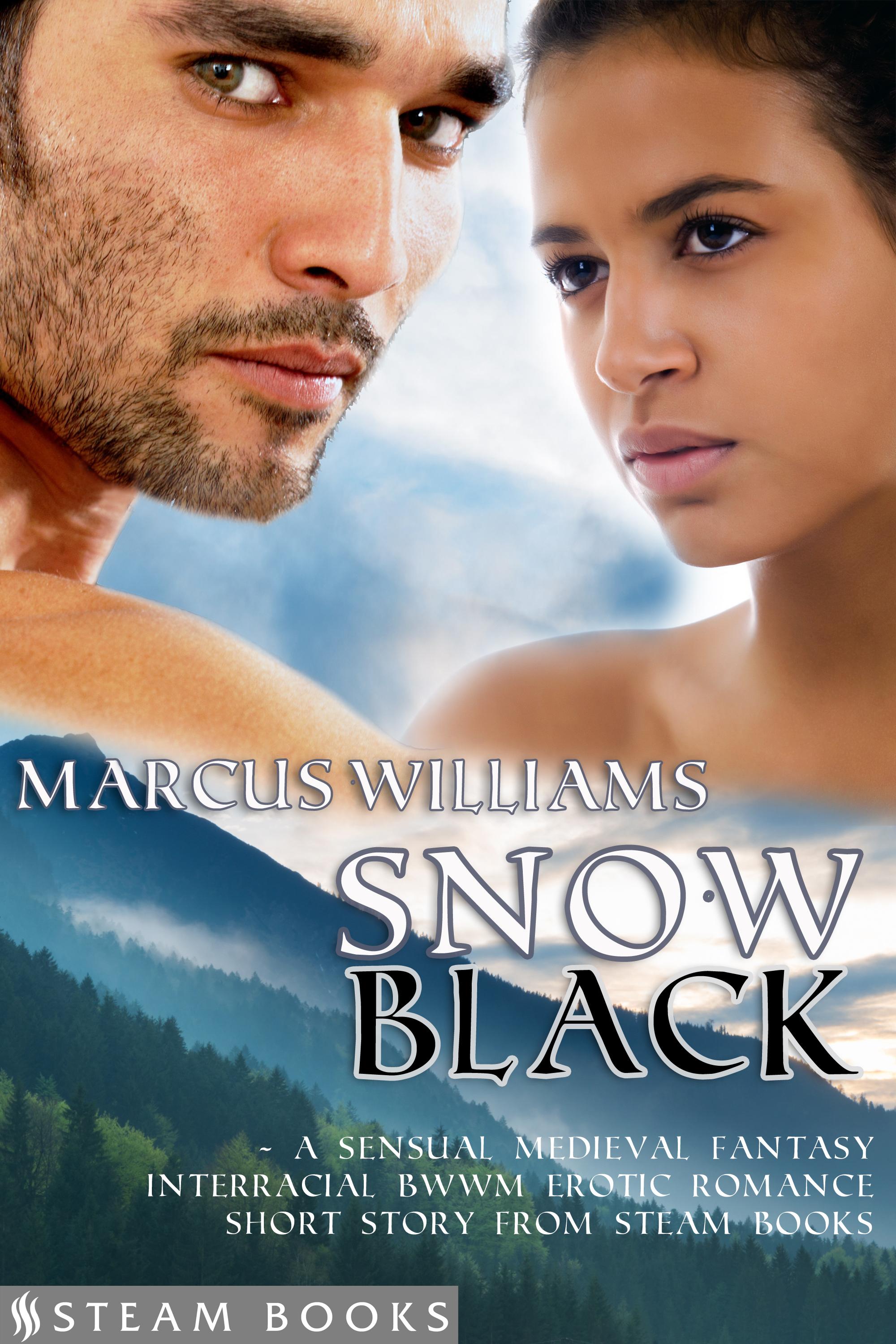 Produktbild: Snow Black - A Sensual Medieval Fantasy Interracial BWWM Erotic Romance Short Story from Steam Books