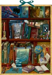 Produktbild: Magie der B&uuml;cher, Wand-Adventskalender