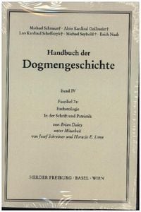 Produktbild: Handbuch der Dogmengeschichte / Bd IV: Sakramente-Eschatologie / Eschatologie