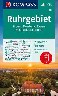 Bild vom Artikel KOMPASS Wanderkarten-Set 823 Ruhrgebiet (2 Karten) 1:35.000 vom Autor Kompass-Karten GmbH