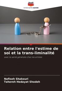 Produktbild: Relation entre l'estime de soi et la trans-liminalit&eacute;