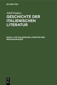 Produktbild: Die italienische Literatur der Renaissancezeit