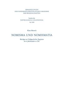 Produktbild: Nomisma und Nomismatia