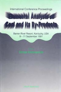 Produktbild: Elemental Analysis of Coal and Its By-Products - Proceedings of the Conference