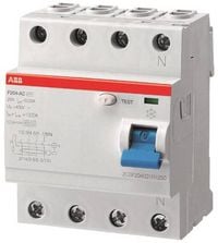 Produktbild: ABB 2CSF204101R1630 F204A-63/0,03 Fehlerstrom-Schutzschalter A 4polig 63 A 0.03 A 230 V