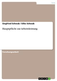 Produktbild: Hauptpflicht zur Arbeitsleistung