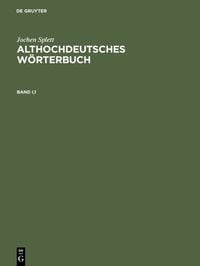 Produktbild: Althochdeutsches W&ouml;rterbuch