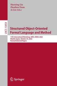 Produktbild: Structured Object-Oriented Formal Language and Method