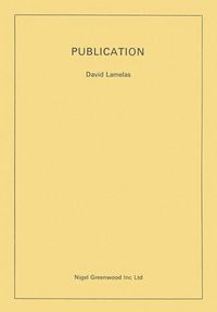 Produktbild: David Lamelas: Publication