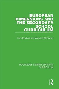 Produktbild: European Dimensions and the Secondary School Curriculum